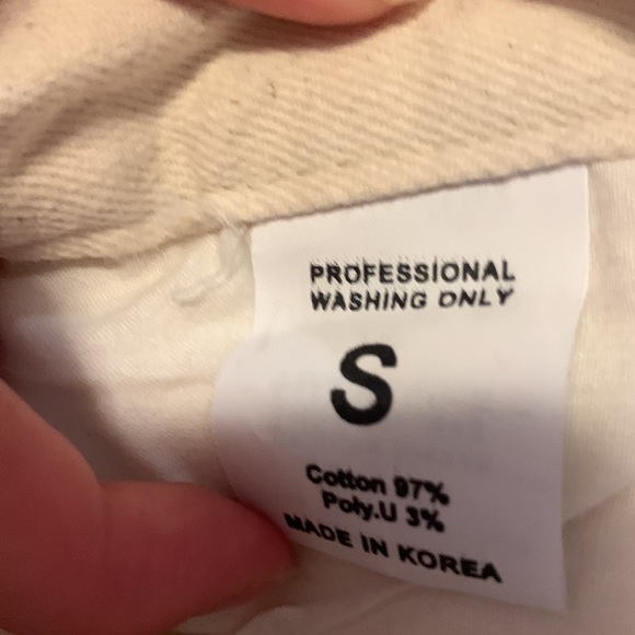 White/beige jeans - Picture 2 of 2